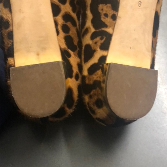 J. Crew Collection Janey Calf Hair Leopard Flats - Picture 7 of 8